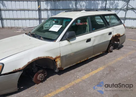 2002 Subaru Outback z USA, uszkodzony, nr VIN 4S3BH665627666720